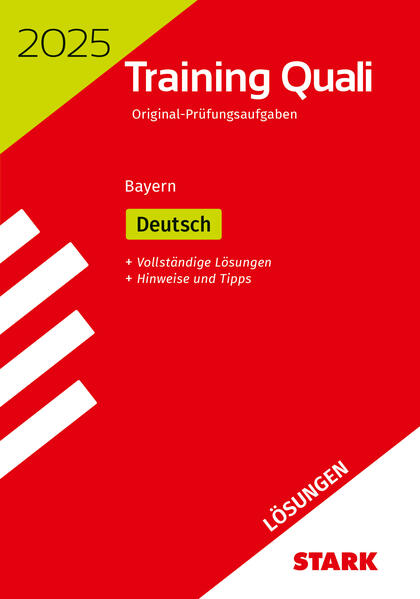 hugendubel STARK Lösungen zu Training Abschlussprüfung Quali Mittelschule 2025 - Deutsch 9. Klasse - Bayern bei. Online bestellen oder in der Filiale abholen