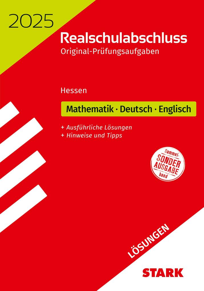 hugendubel STARK Lösungen zu Original-Prüfungen Realschulabschluss 2025 - Mathematik Deutsch Englisch - Hessen bei. Online bestellen oder in der Filiale abholen