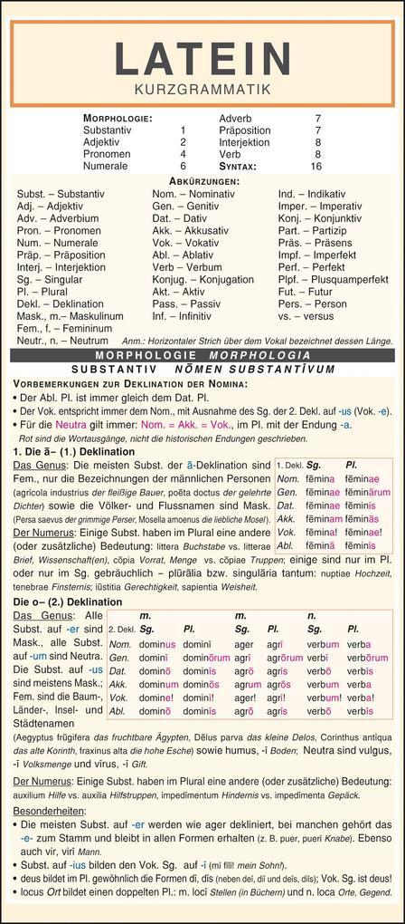 hugendubel Autorenkollektiv Holman: Latein - Kurzgrammatik: Die komplette Grammatik anschaulich und verständlich dargestellt bei. Online bestellen oder in der Filiale abholen