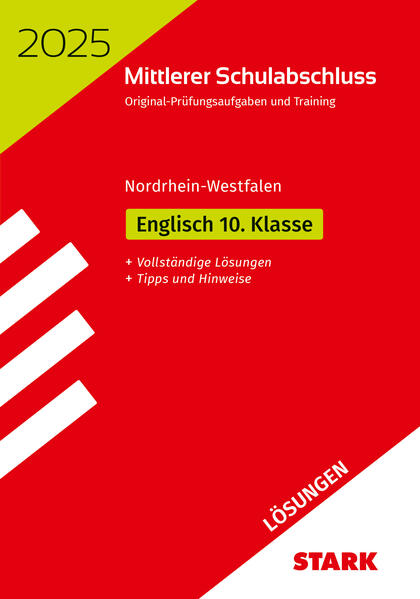 hugendubel STARK Lösungen zu Original-Prüfungen und Training - Mittlerer Schulabschluss 2025 - Englisch - NRW bei. Online bestellen oder in der Filiale abholen
