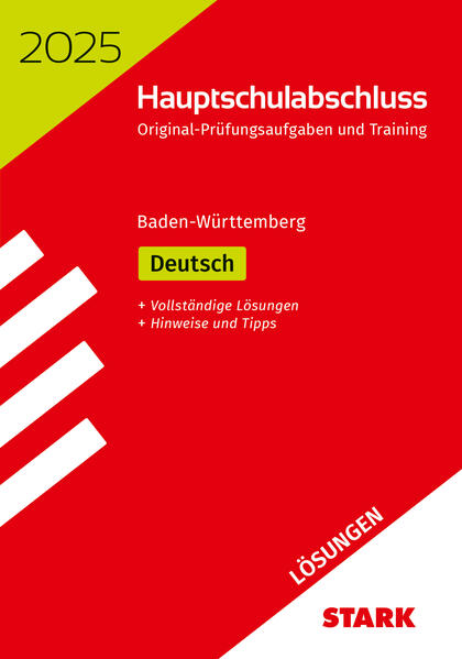 hugendubel STARK Lösungen zu Original-Prüfungen und Training Hauptschulabschluss 2025 - Deutsch 9. Klasse - BaWü bei. Online bestellen oder in der Filiale abholen