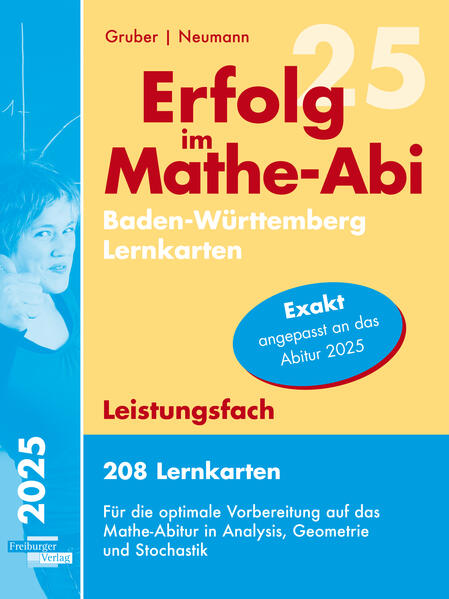 hugendubel Helmut Gruber Robert Neumann: Erfolg im Mathe-Abi 2025 208 Lernkarten Leistungsfach Allgemeinbildendes Gymnasium Baden-Württemberg bei. Online bestellen oder in der Filiale abholen