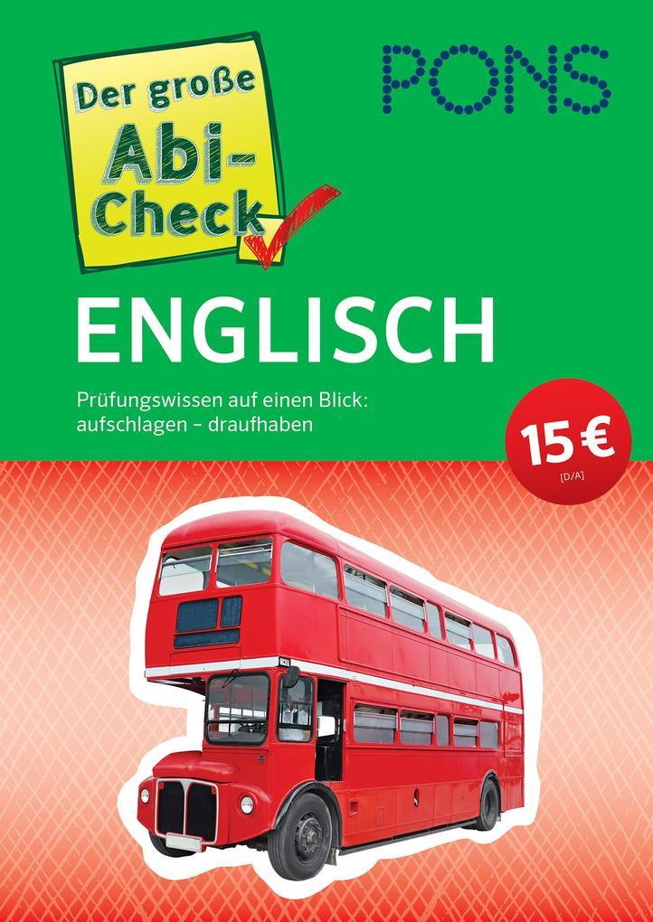 hugendubel PONS Der große Abi-Check Englisch bei. Online bestellen oder in der Filiale abholen