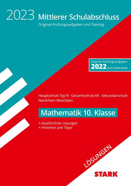 hugendubel STARK Lösungen zu Original-Prüfungen und Training - Mittlerer Schulabschluss 2023 - Mathematik - Hauptschule Typ B/ Gesamtschule EK/Sekundarschule - NRW bei. Online bestellen oder in der Filiale abholen Begrenzt auf 3 Tage