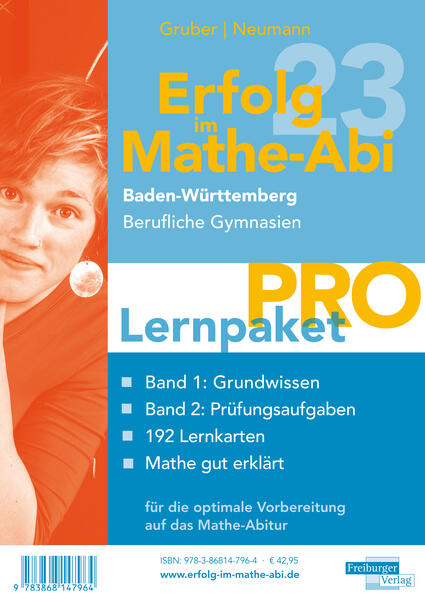 hugendubel Helmut Gruber Robert Neumann: Erfolg im Mathe-Abi 2023 Lernpaket 'Pro' Baden-Württemberg Berufliche Gymnasien 4 Teile bei. Online bestellen oder in der Filiale abholen