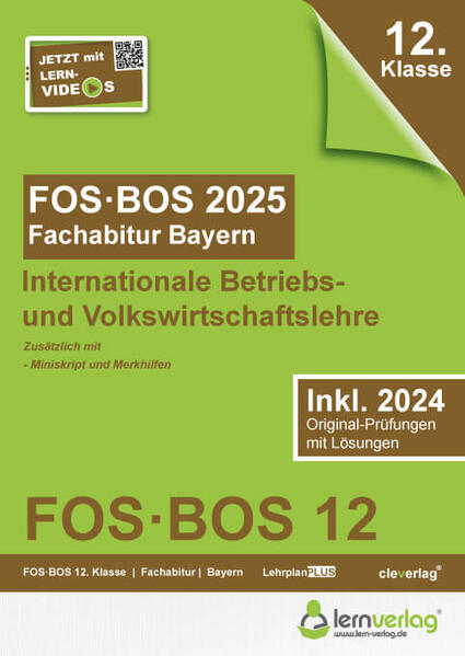 hugendubel Abiturprüfung FOS/BOS Bayern 2025 Internationale Betriebs- und Volkswirtschaftslehre 12. Klasse bei. Online bestellen oder in der Filiale abholen