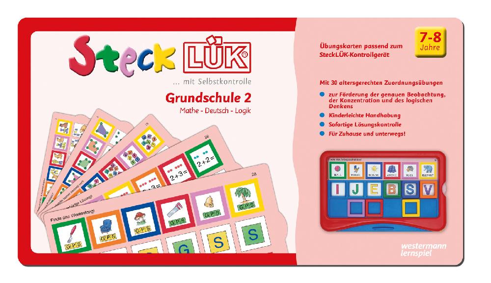 hugendubel SteckLÜK. Grundschule mix 2 Mathe - Deutsch - Logik: Alter 7 - 8 (rot) bei. Online bestellen oder in der Filiale abholen