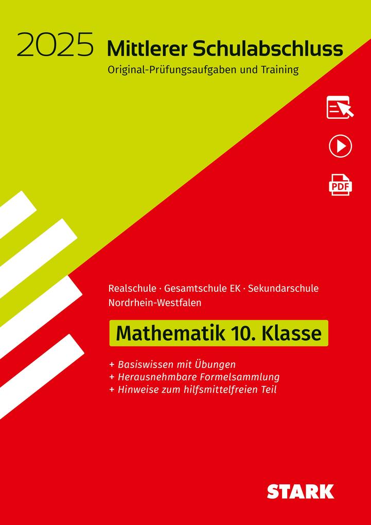 hugendubel STARK Original-Prüfungen und Training - Mittlerer Schulabschluss 2025 - Mathematik - Realschule/Gesamtschule EK/ Sekundarschule - NRW bei. Online bestellen oder in der Filiale abholen Black Friday Preise