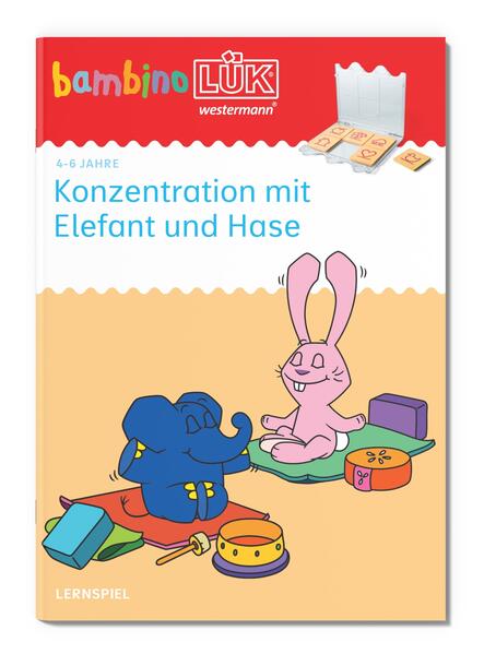 hugendubel bambinoLÜK. Kindergarten/Vorschule Konzentration mit Elefant und Hase bei. Online bestellen oder in der Filiale abholen