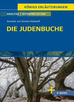 buecher Die Judenbuche von Annette von Droste-Hülshoff - Textanalyse und Interpretation … von Annette von Droste-Hülshoff - bücher.de