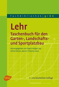 buecher Lehr - Taschenbuch für den Garten- Landschafts- und Sportplatzbau (eBook PDF) von Bjørn-Holger Lay; Alfred Niesel; Martin Thieme-Hack - bücher.de