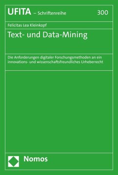 buecher Text- und Data-Mining (eBook PDF) von Felicitas Lea Kleinkopf - bücher.de