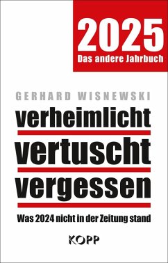 buecher verheimlicht - vertuscht - vergessen 2025 (eBook ePUB) von Gerhard Wisnewski - bücher.de