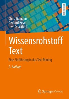 buecher Wissensrohstoff Text (eBook PDF) von Chris Biemann; Gerhard Heyer; Uwe Quasthoff - bücher.de