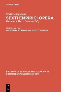 buecher Pyrroneion hypotyposeon (eBook PDF) von Sextus Empiricus - bücher.de