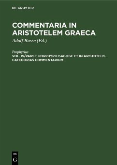 buecher Porphyrii Isagoge et in Aristotelis Categorias commentarium (eBook PDF) von Porphyrius - bücher.de Bis zu 65% Rabatt
