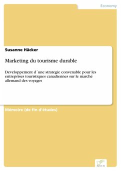 buecher Marketing du tourisme durable (eBook PDF) von Susanne Häcker - bücher.de