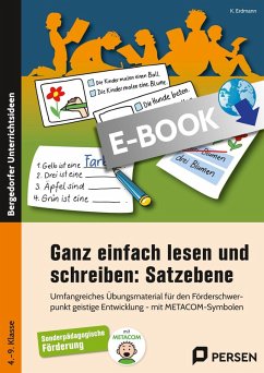 buecher Ganz einfach lesen und schreiben: Satzebene (eBook PDF) von K. Erdmann - bücher.de