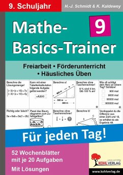 buecher Mathe-Basics-Trainer / Klasse 9 (eBook PDF) von Hans-J. Schmidt; Kurt Kaldewey - bücher.de