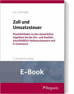 buecher Zoll und Umsatzsteuer (E-Book) (eBook PDF) von Michael Lux; Ulrich Schrömbges - bücher.de