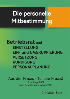 buecher Betriebsrat und personelle Mitbestimmung (eBook ePUB) von Christian Betz - bücher.de