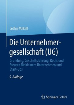 buecher Die Unternehmergesellschaft (UG) (eBook PDF) von Lothar Volkelt - bücher.de