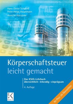 buecher Körperschaftsteuer - leicht gemacht. (eBook ePUB) von Annette Warsönke - bücher.de
